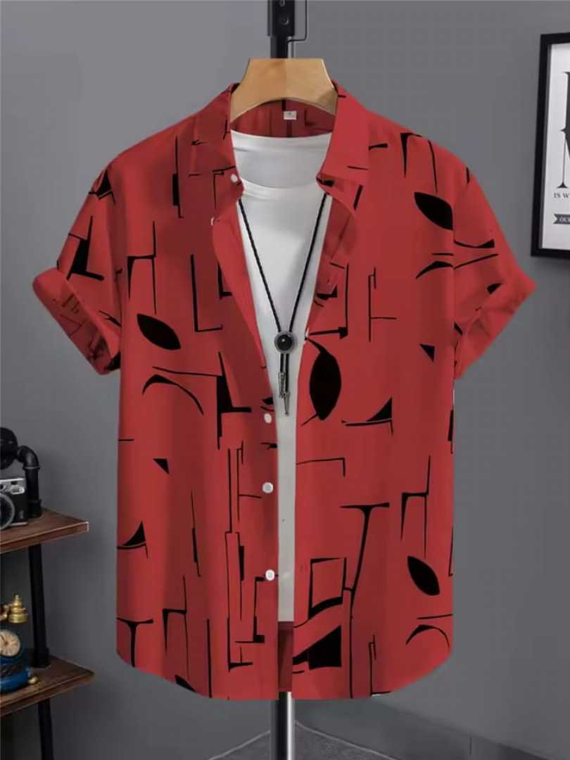 Premium,,China,Fabric,Half,Sleeve,Shirt,For,Men