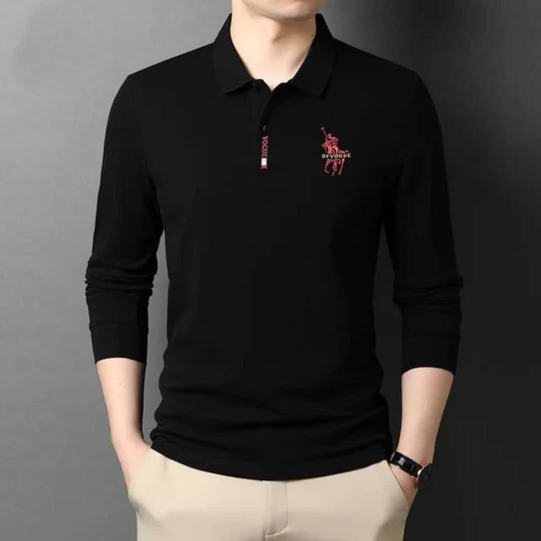 men's polo shirt, full sleeve polo shirt, premium polo shirt, PK cotton polo shirt, 240 GSM polo shirt, men's cotton shirt, export quality polo shirt, men's casual wear, Trendy Trade Mart