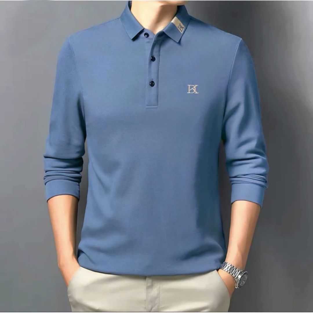 men's polo shirt, full sleeve polo shirt, premium polo shirt, PK cotton polo shirt, 240 GSM polo shirt, men's cotton shirt, export quality polo shirt, men's casual wear, Trendy Trade Mart